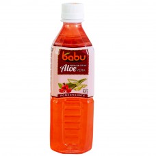 Bautura cu Aloe Vera BABU 0.5L Premium Rodie